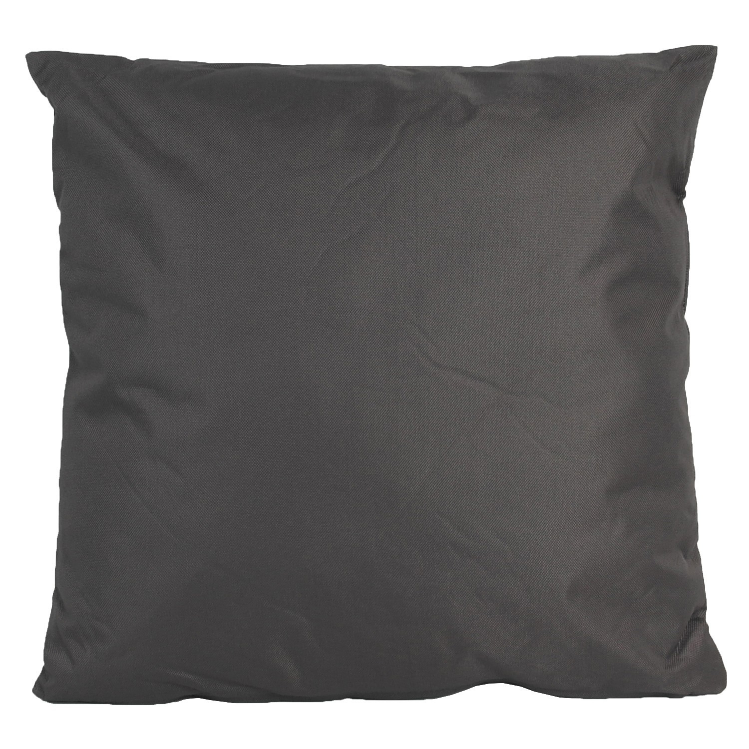1x Bank-Sier kussens voor binnen en buiten in de kleur antraciet grijs 45 x 45 cm