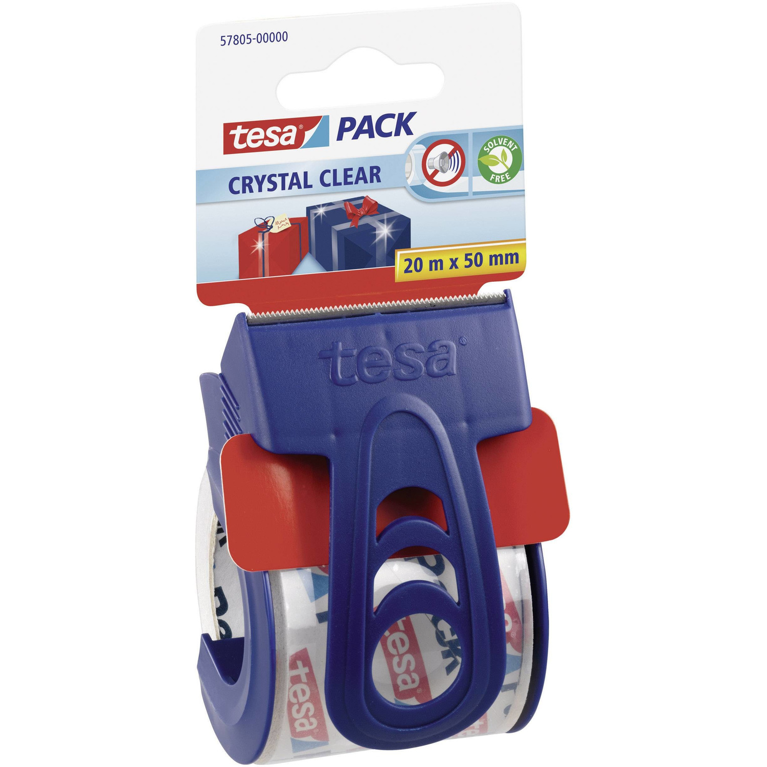 1x Tesa mini verpakkingstaperoller roldispenser incl. 20 mtr tape verpakkingsbenodigdheden