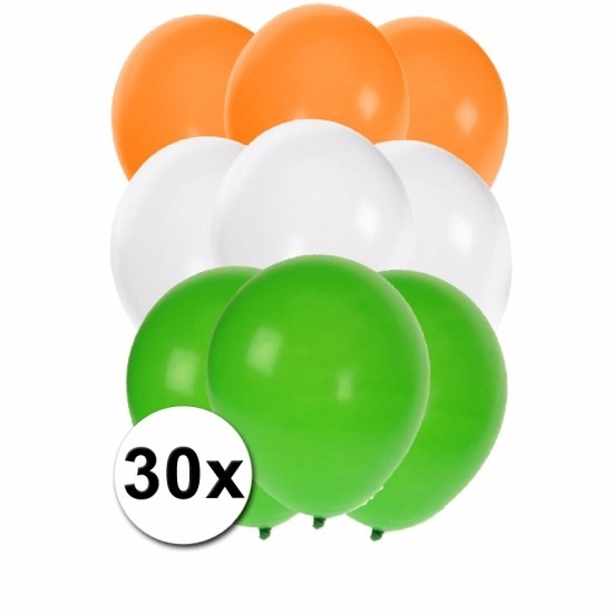 30x Ballonnen in Indische kleuren