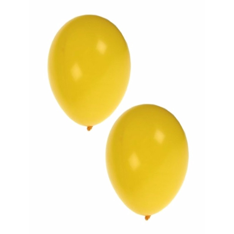 50 ballonnen geel 27 cm