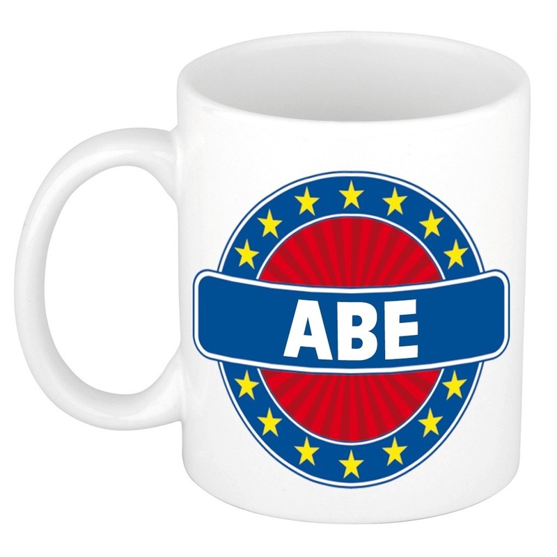 Abe naam koffie mok-beker 300 ml