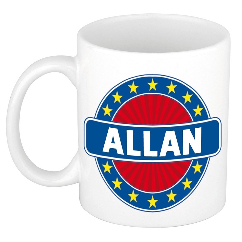 Allan naam koffie mok-beker 300 ml