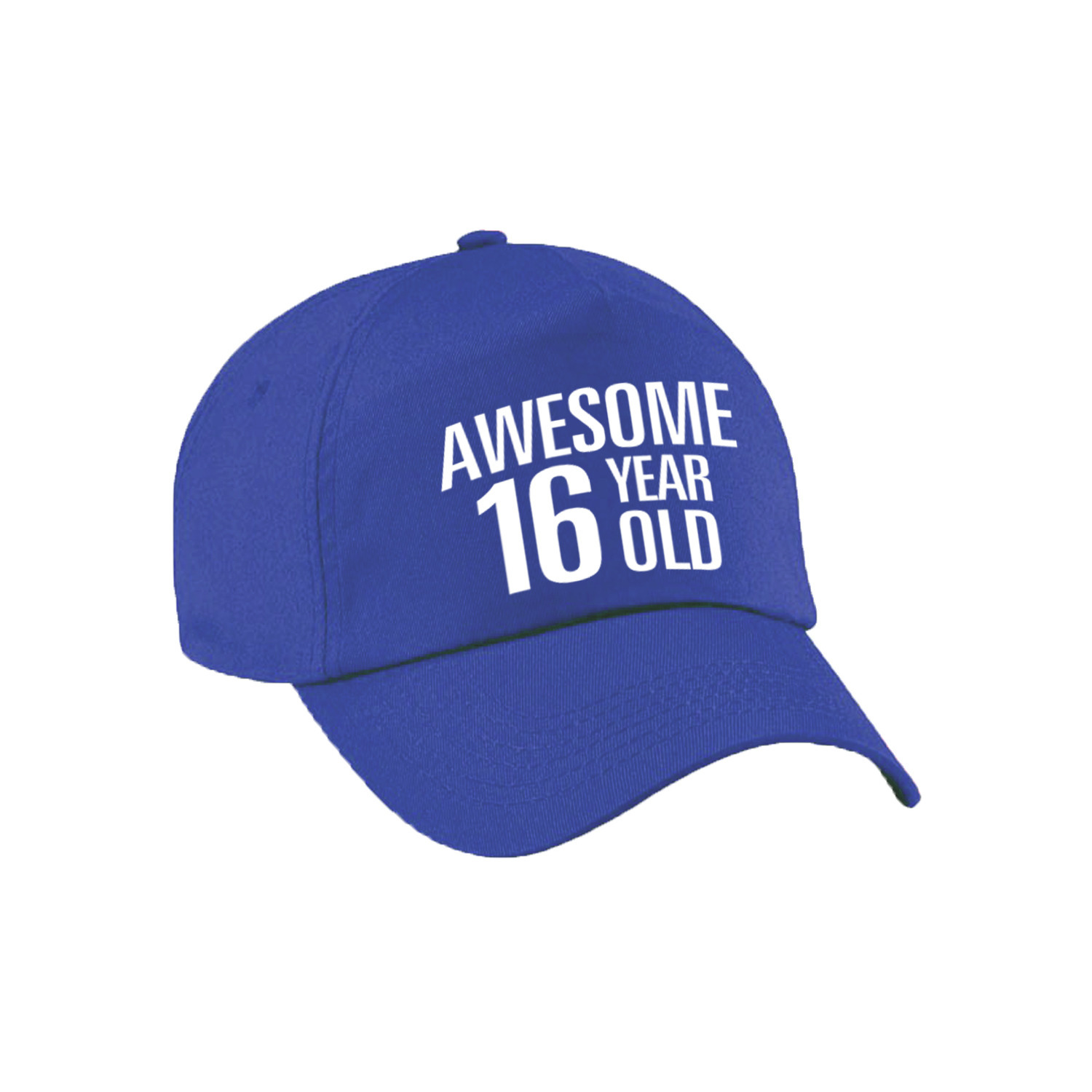 Awesome 16 year old verjaardag pet-cap blauw voor dames en heren