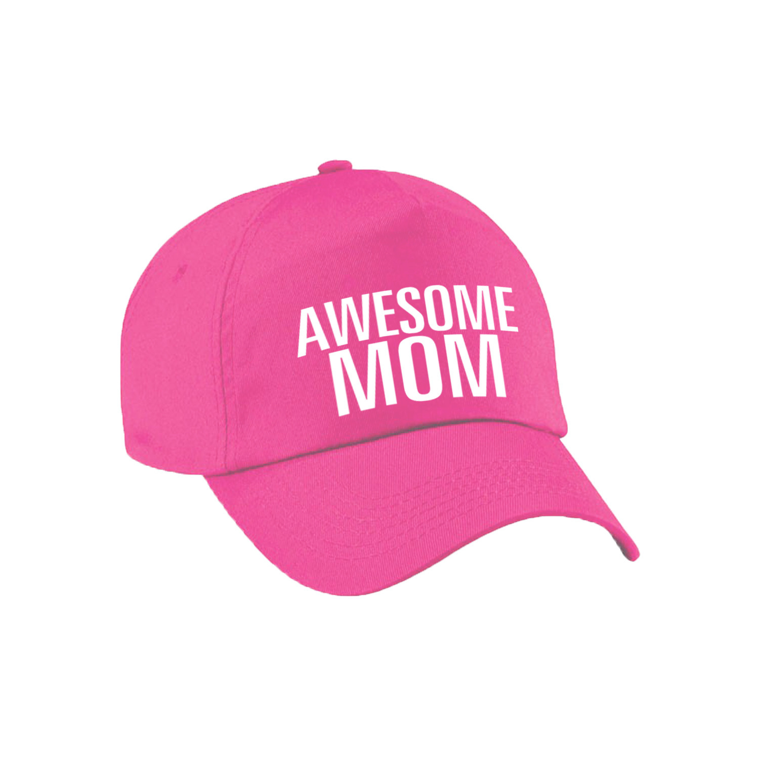 Awesome mom pet-cap voor mama-moederdag roze voor dames