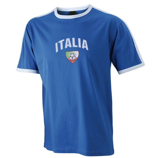 Blauw voetbalshirt Italie heren