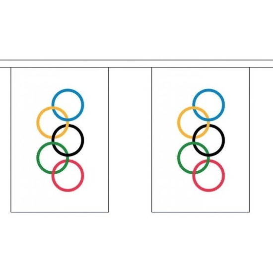 Buiten vlaggenlijn Olympische Spelen 3 meters