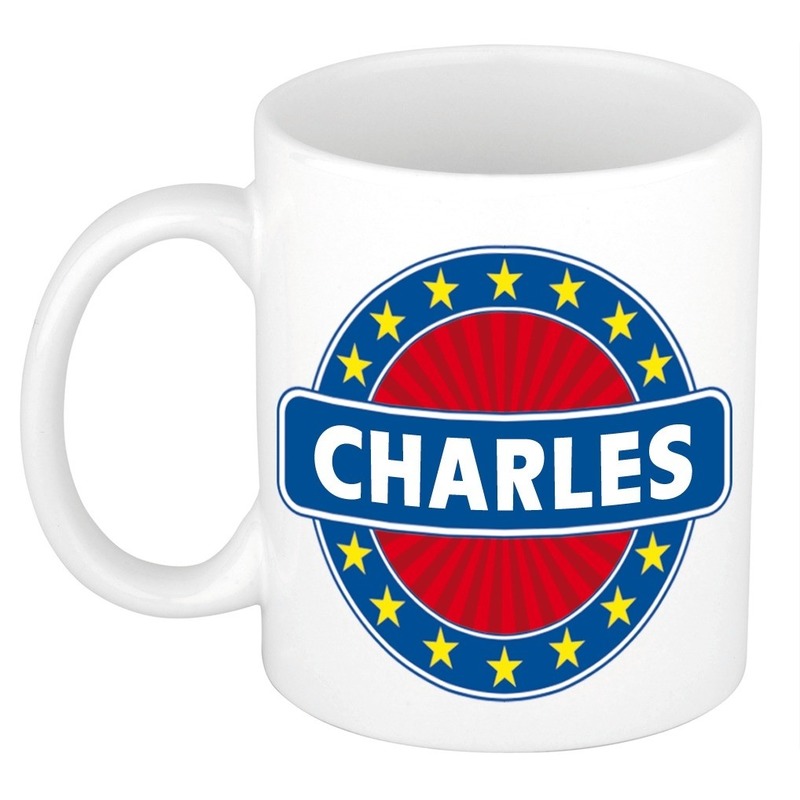 Charles naam koffie mok-beker 300 ml