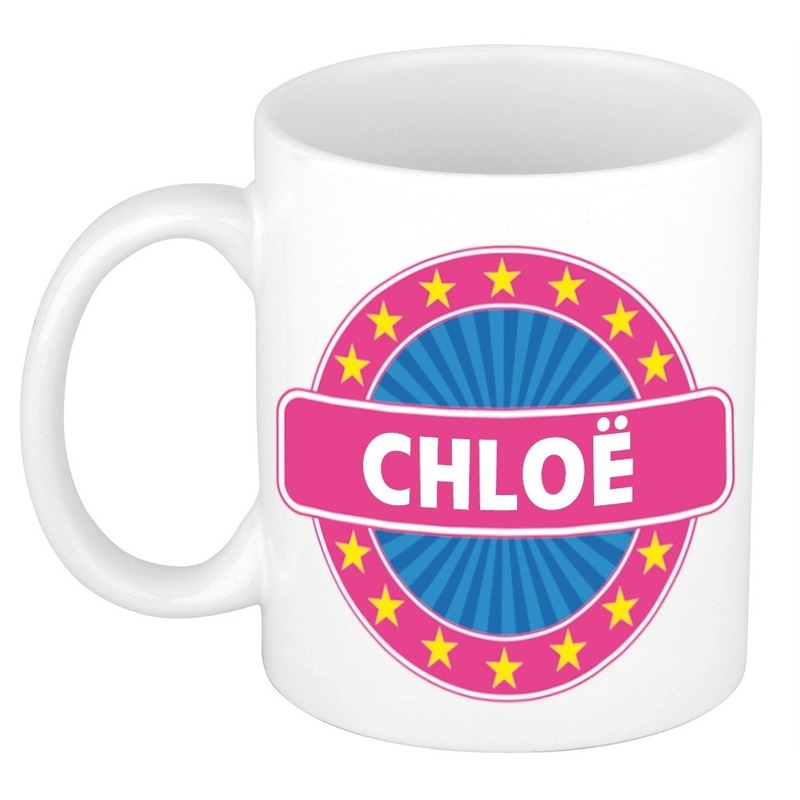 Chloe naam koffie mok-beker 300 ml