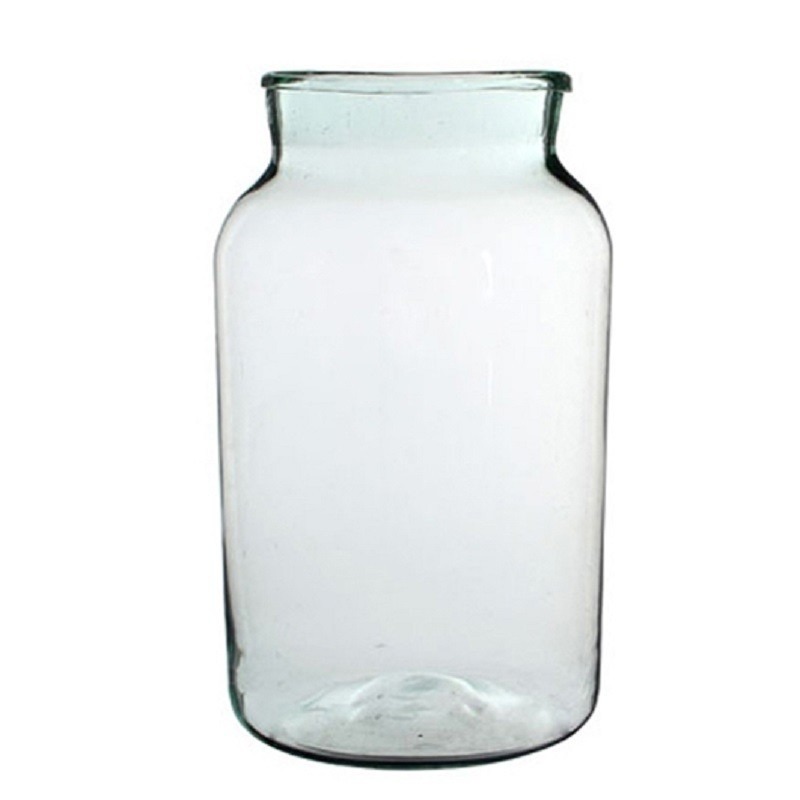 Cilinder vaas-bloemenvaas transparant glas 52 x 29 cm