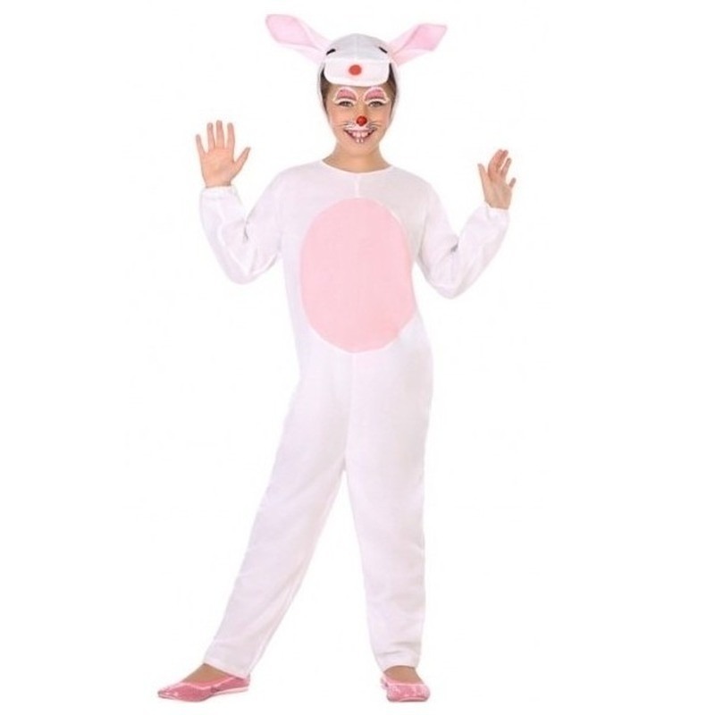 Dierenpak konijn-haas verkleed kostuum voor kinderen