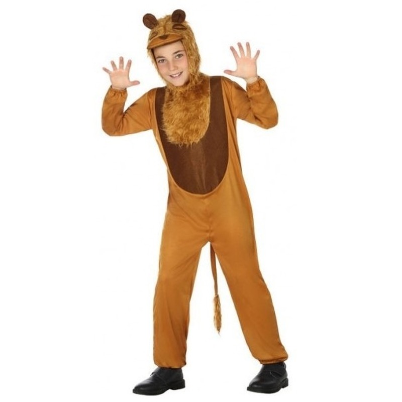 Dierenpak leeuw-leeuwen verkleed kostuum voor kinderen