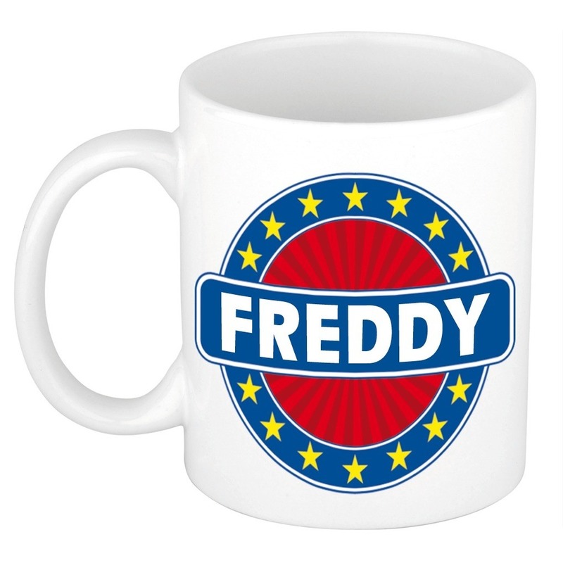 Freddy naam koffie mok-beker 300 ml