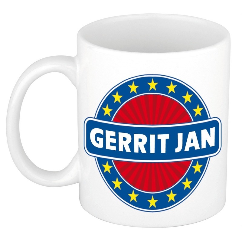 Gerrit Jan naam koffie mok-beker 300 ml