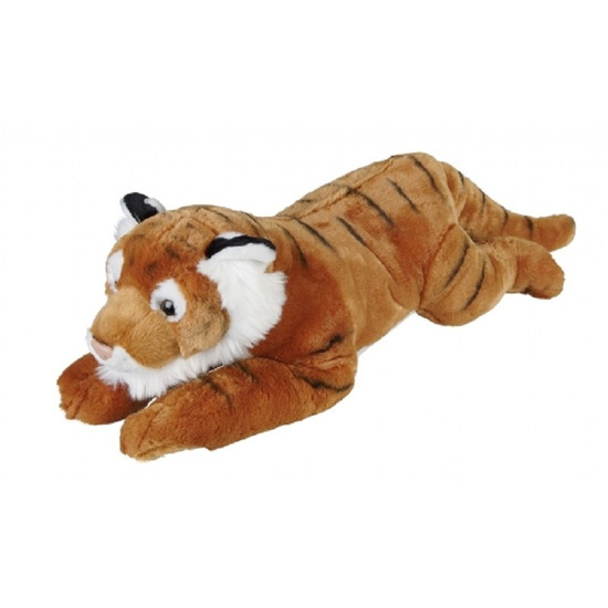 Grote pluche bruine tijger knuffel 60 cm speelgoed