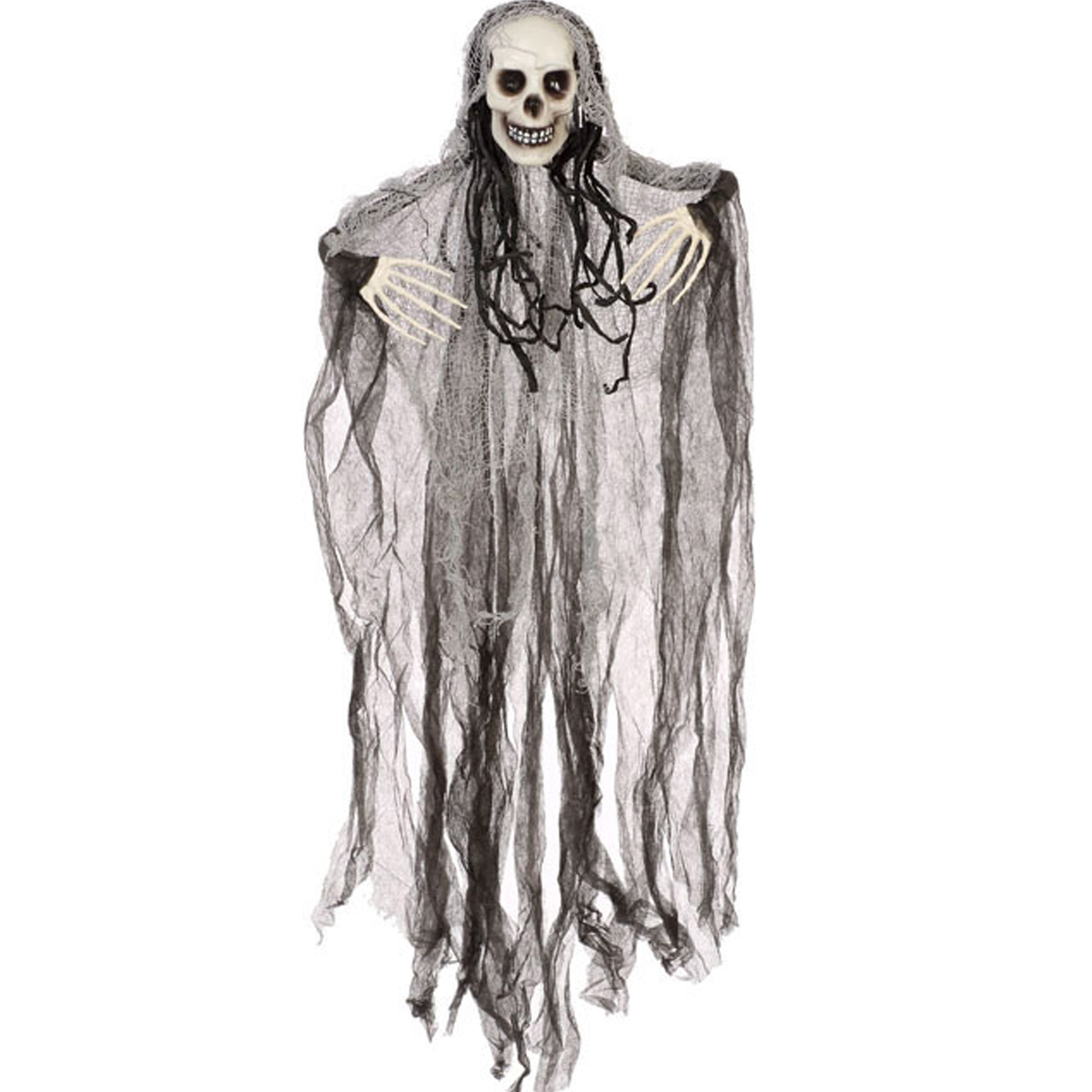 Halloween-horror thema hang decoratie spook-skelet enge-griezelige pop 91 cm