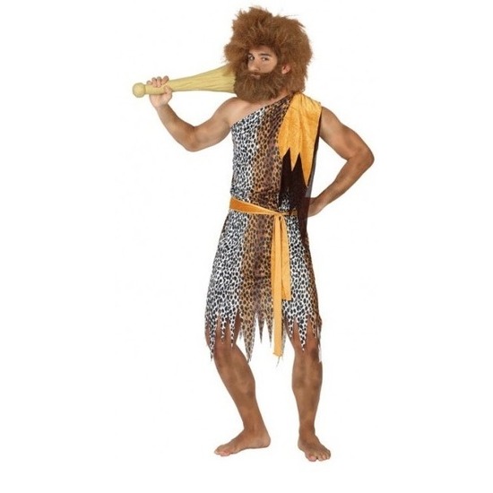 Holbewoner-caveman Alley verkleed kostuum heren
