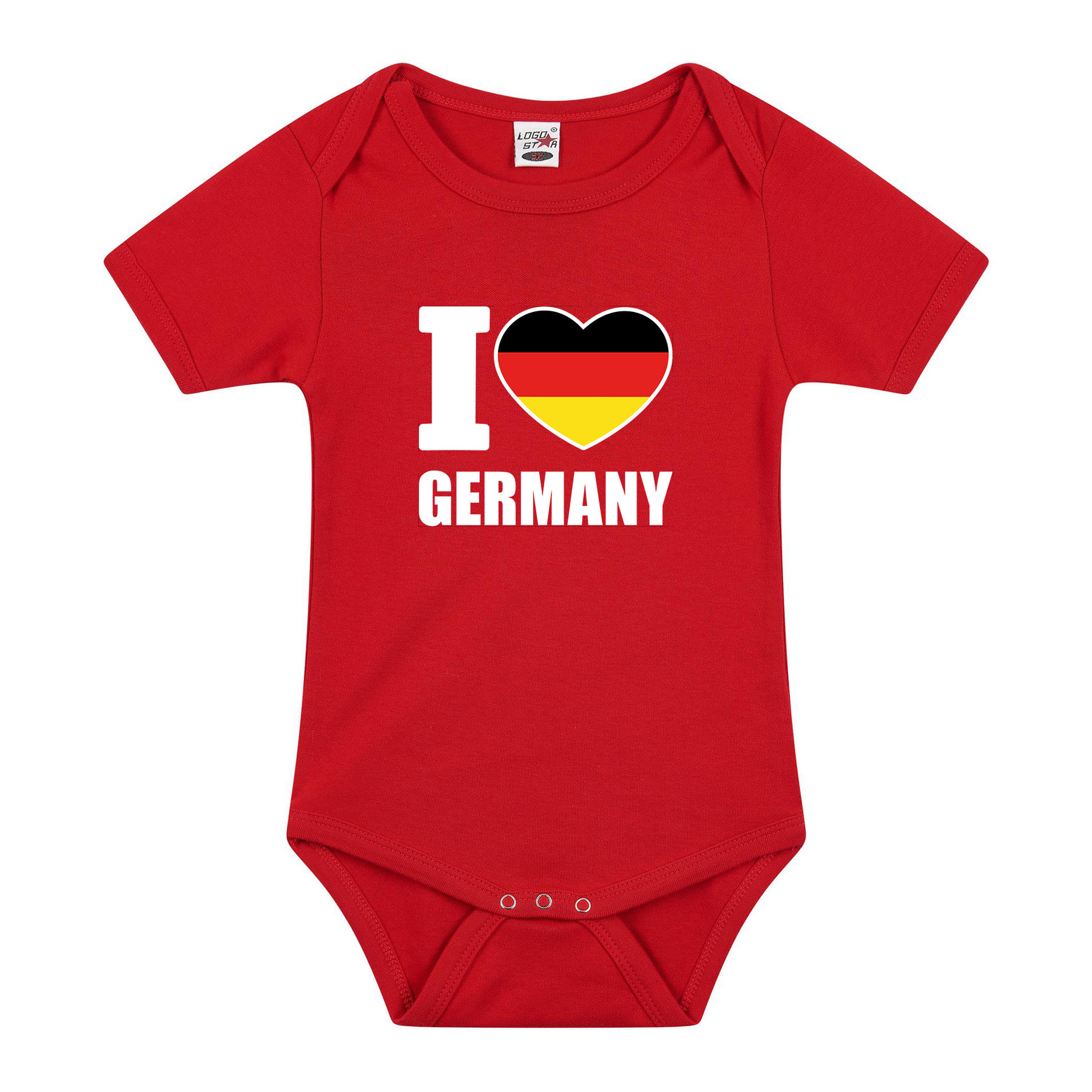 I love Germany baby rompertje rood Duitsland jongen-meisje
