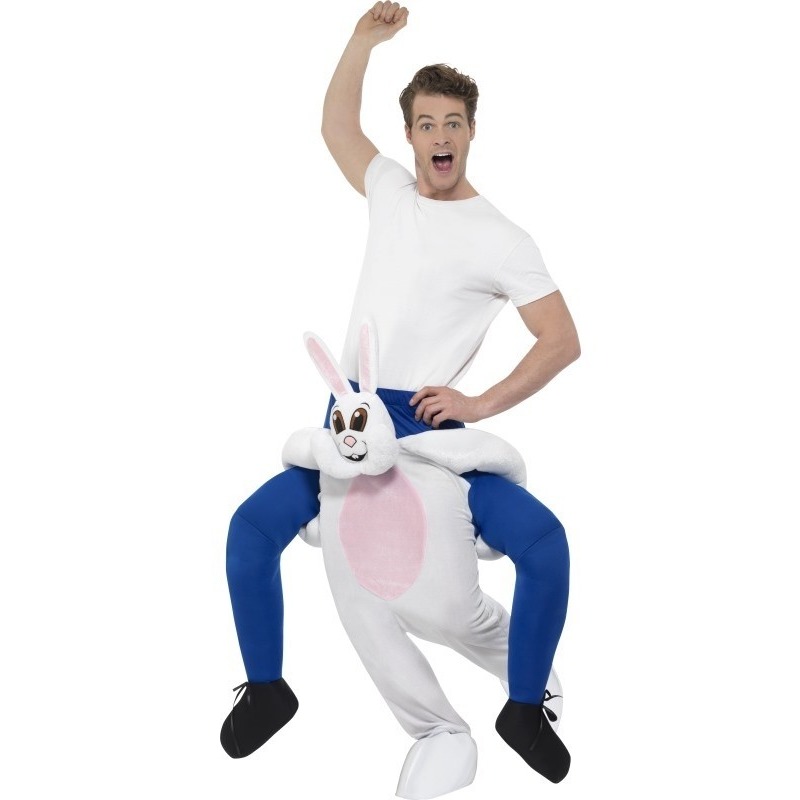 Instap dierenpak kostuum konijn-haas voor volwassenen