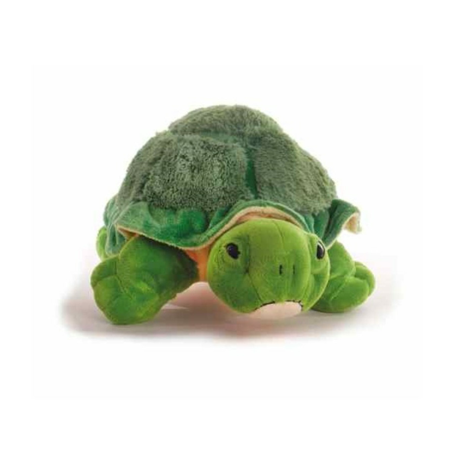 Inware pluche schildpad knuffeldier groen staand 27 cm