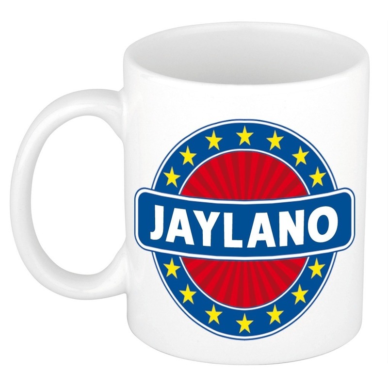 Jaylano naam koffie mok-beker 300 ml