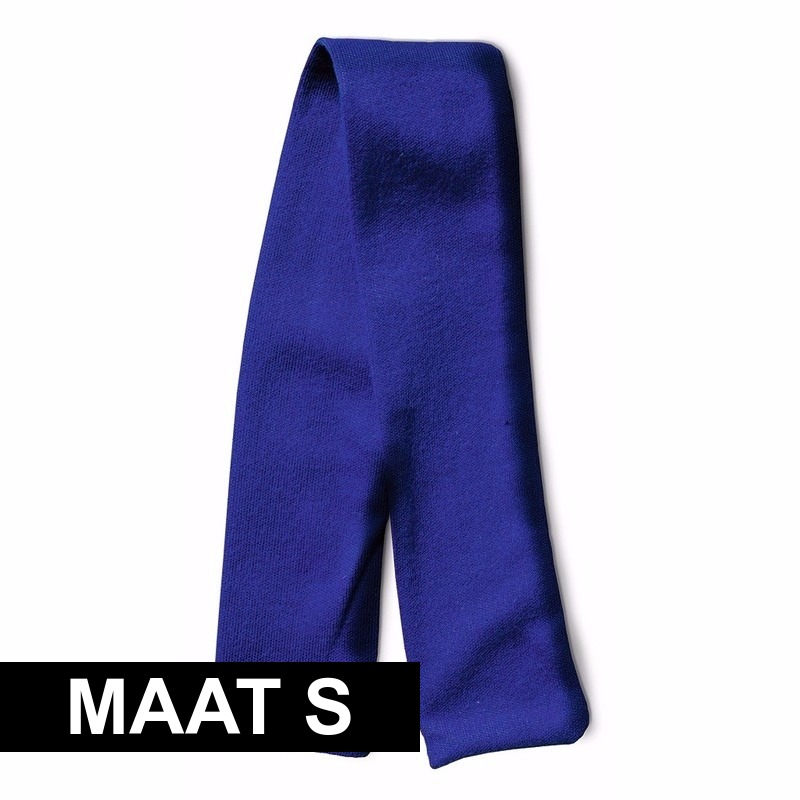Knuffel kleding blauwe sjaal maat S voor Clothies knuffels