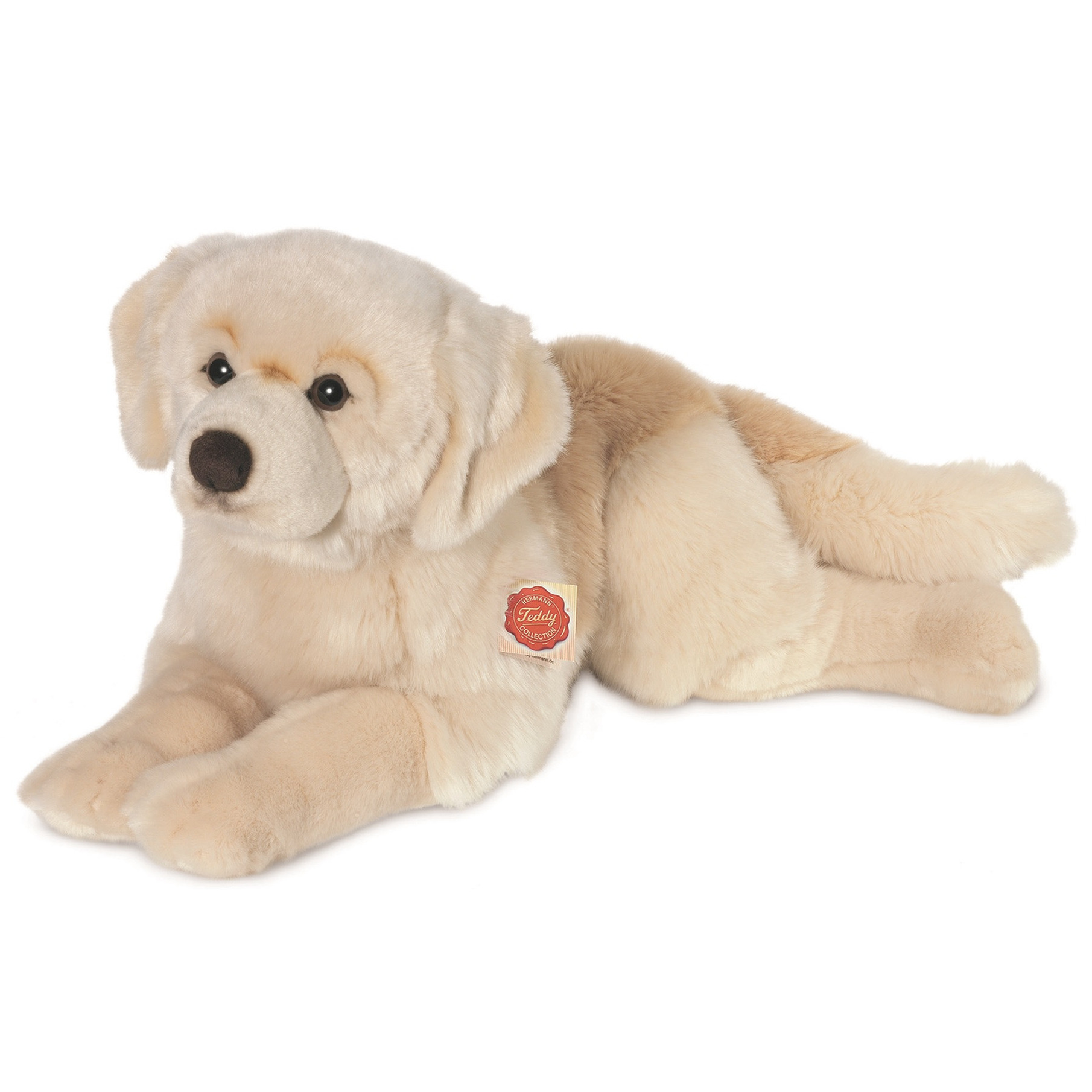 Knuffeldier hond Golden Retriever zachte pluche stof premium knuffels blond 60 cm