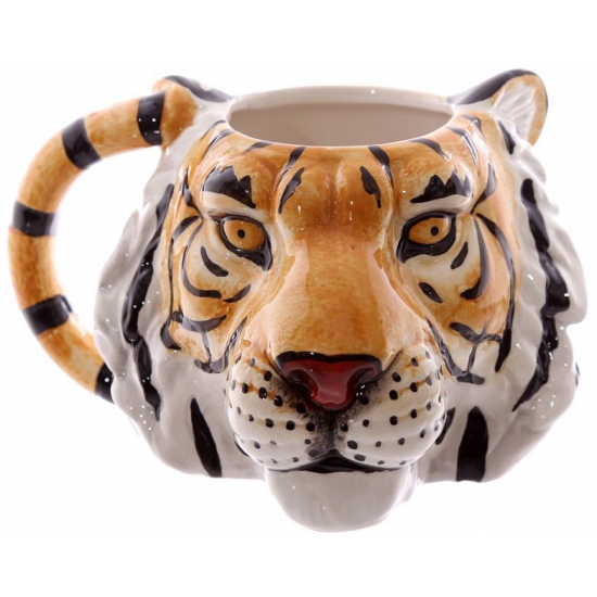 Koffie mok tijger