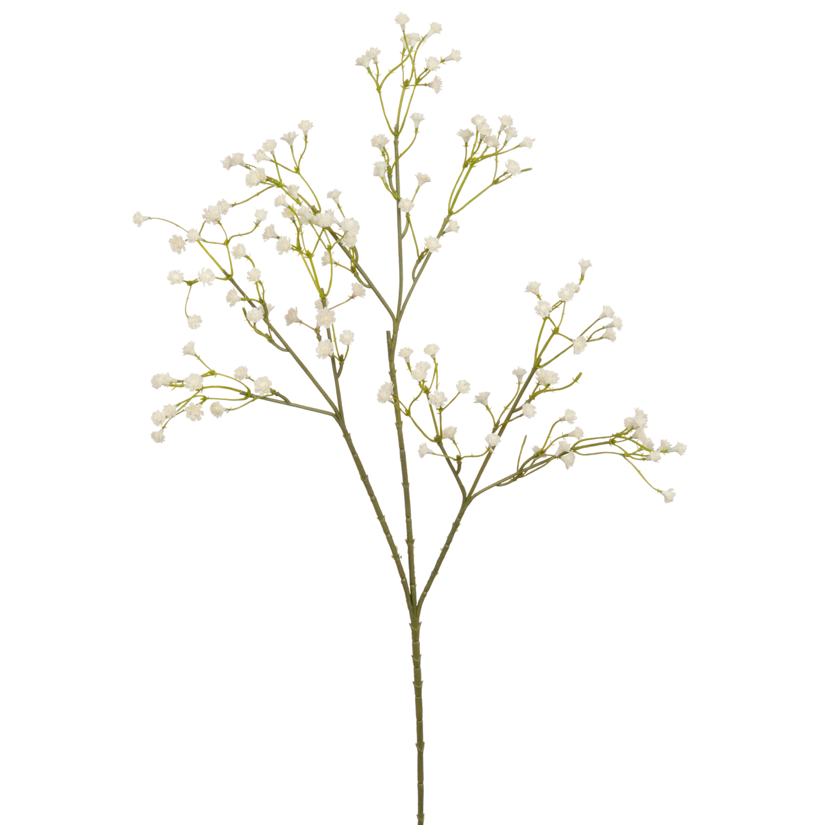 Kunstbloemen Gipskruid-Gypsophila takken gebroken wit 60 cm