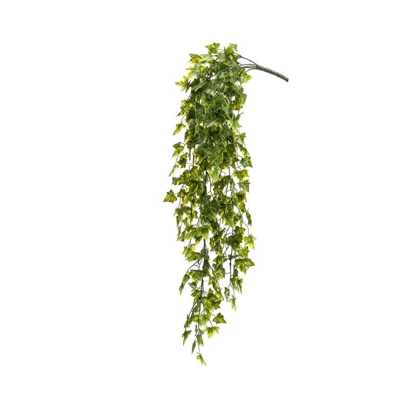 Kunstplant groene klimop hedera hangplant-tak 75 cm UV bestendig