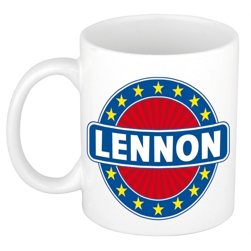 Lennon naam koffie mok-beker 300 ml