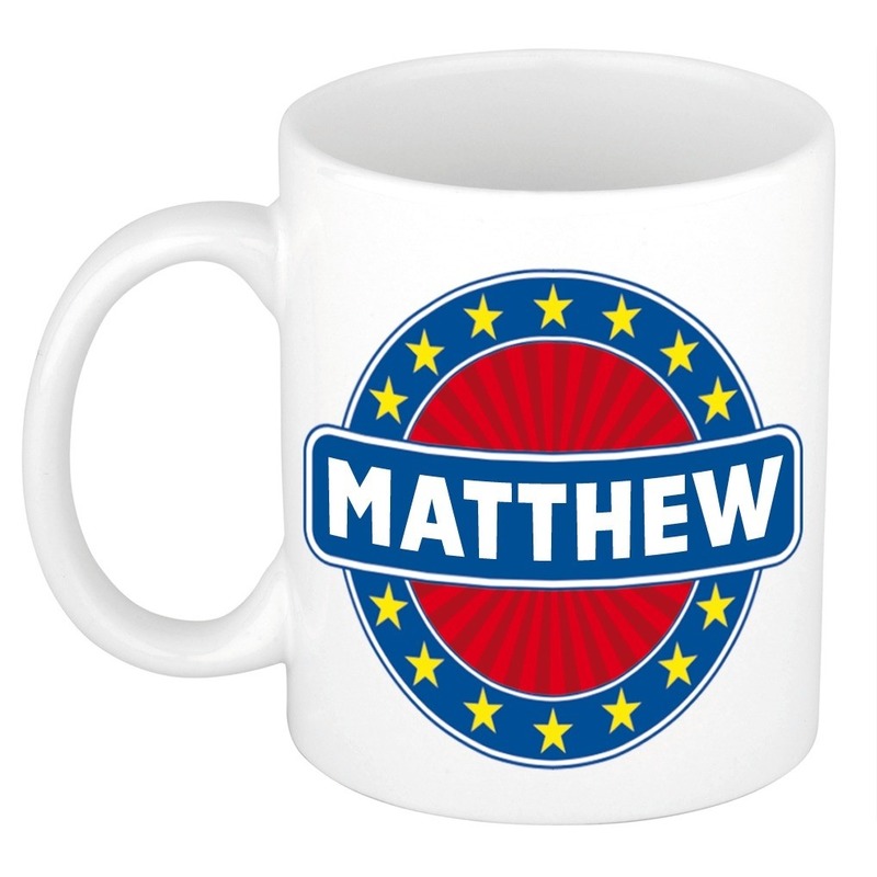 Matthew naam koffie mok-beker 300 ml