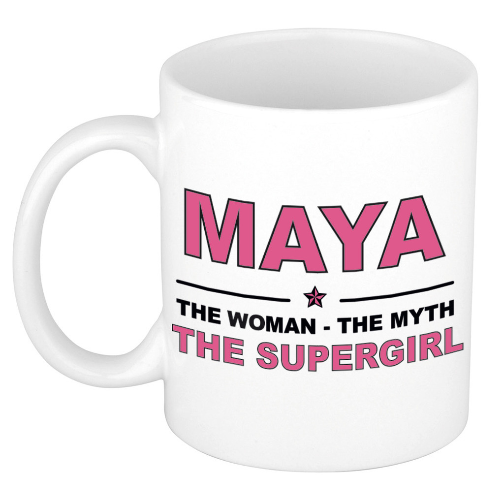 Maya The woman, The myth the supergirl cadeau koffie mok-thee beker 300 ml