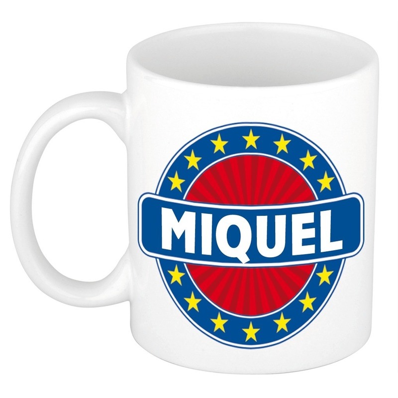 Miquel naam koffie mok-beker 300 ml