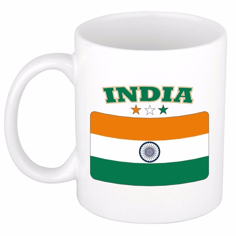 Mok-beker Indiase vlag 300 ml