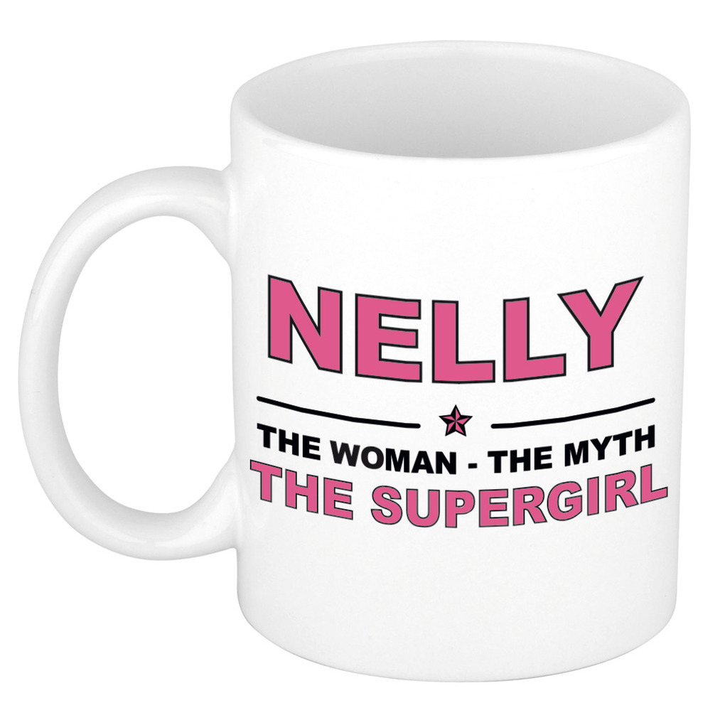 Nelly The woman, The myth the supergirl cadeau koffie mok-thee beker 300 ml
