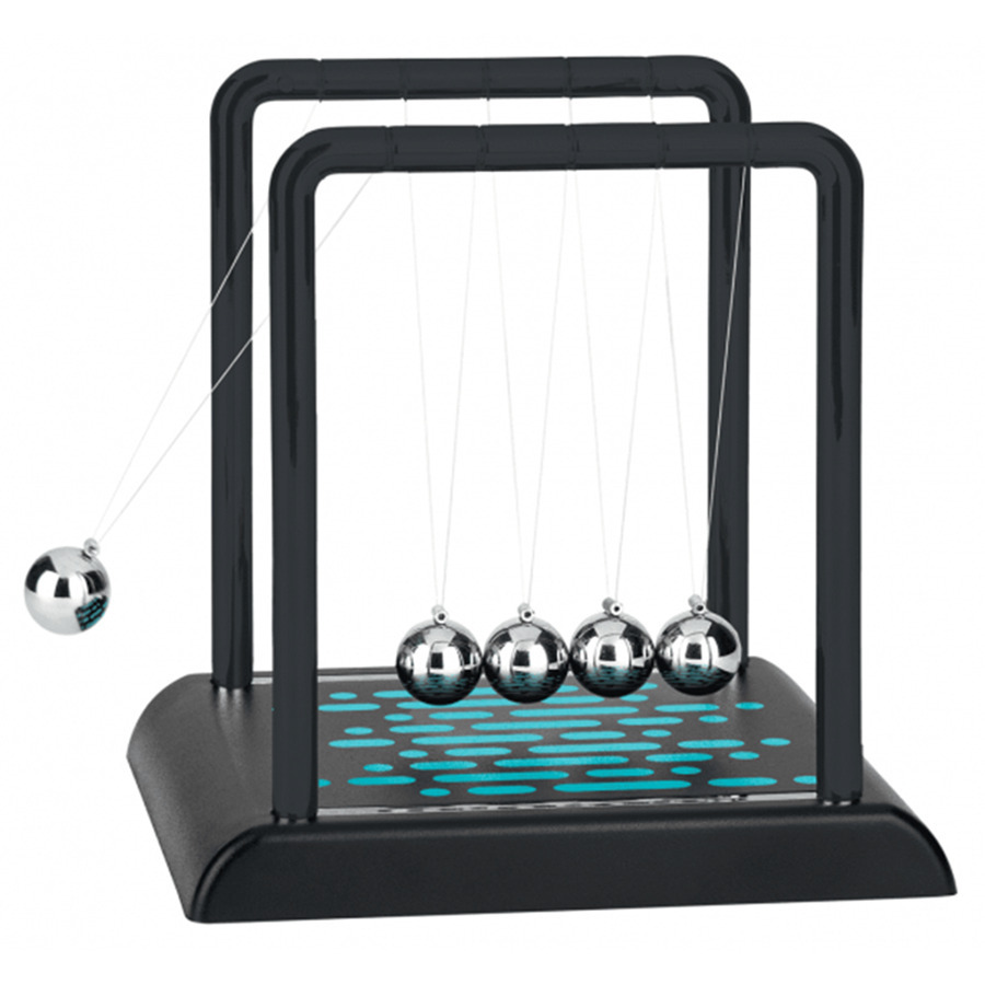 Newton pendel cradle met 5 ballen Slingerballen-balanceerballen voor op kantoor-bureau