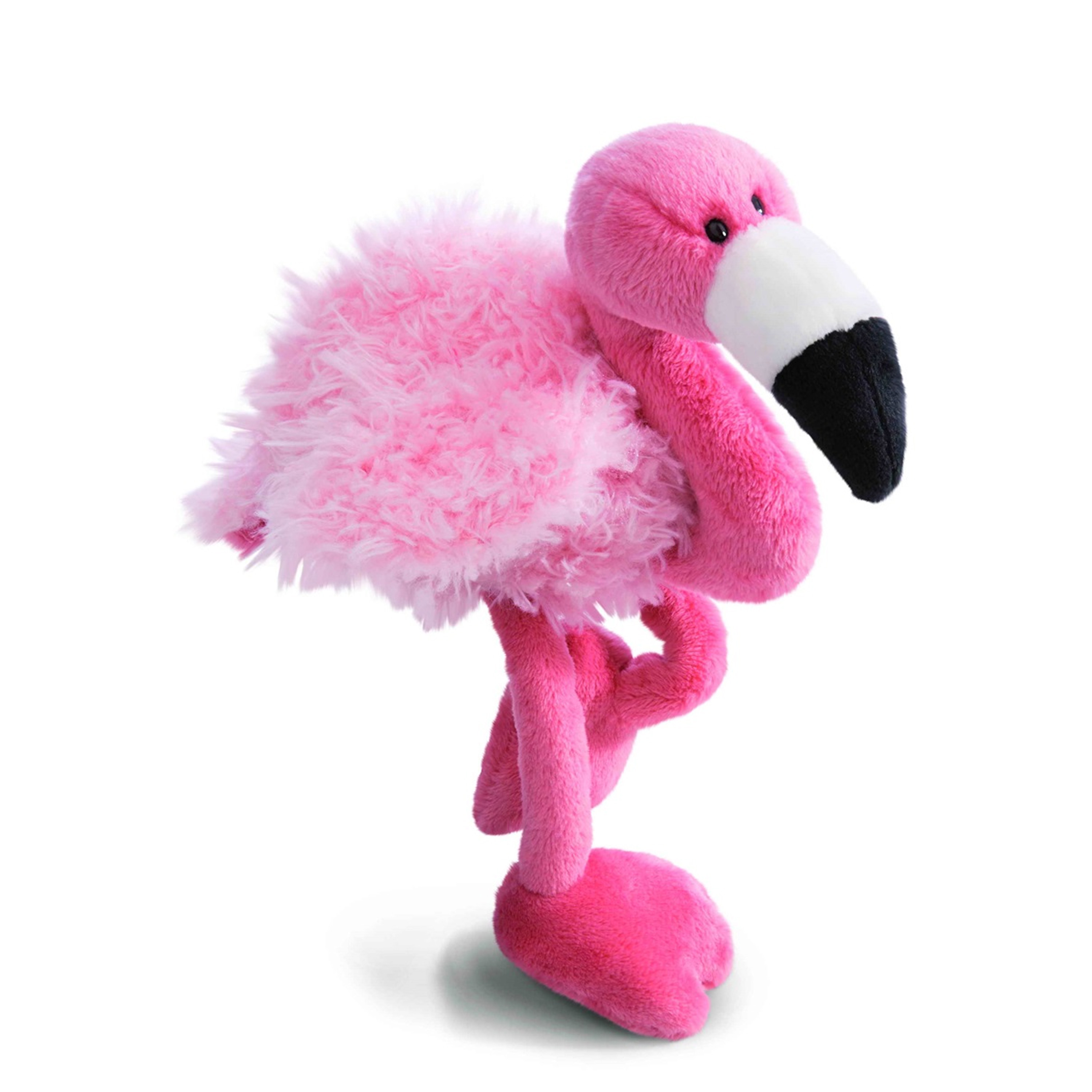 Nici flamingo pluche knuffel roze 25 cm