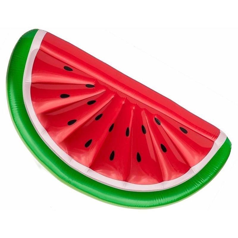 Opblaasbare watermeloen luchtbed 180 cm volwassenen