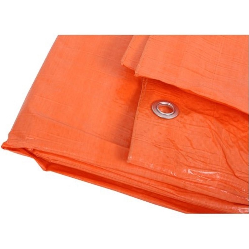 Oranje afdekzeil-dekzeil 2 x 3 meter