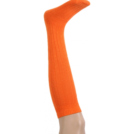 Oranje kniekousen-sokken mt. 41-47