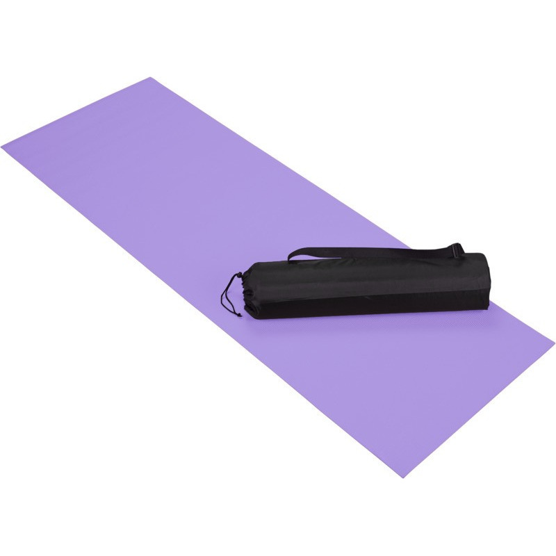 Paarse yoga-fitness mat 60 x 170 cm