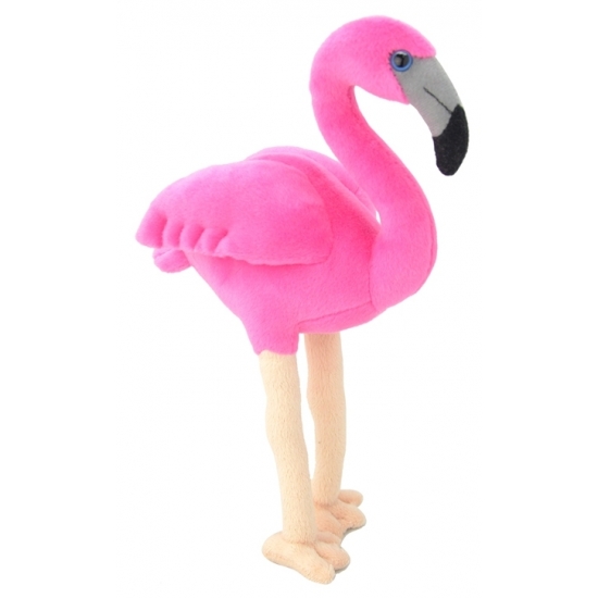Pluche flamingo knuffel dier 31 cm Tropische vogels