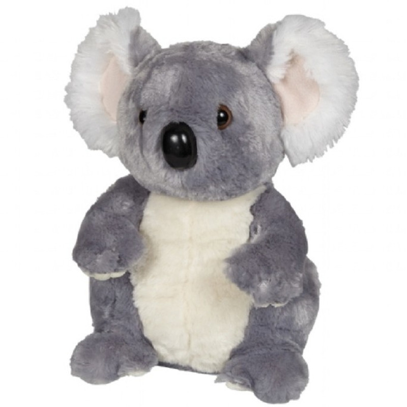 Pluche grijze koala knuffel 30 cm speelgoed