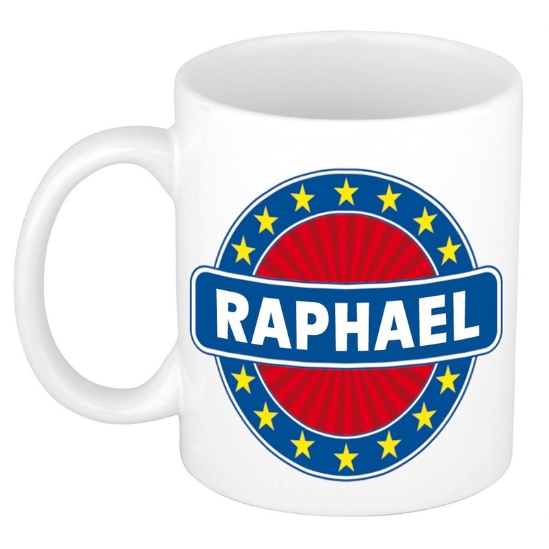 Raphael naam koffie mok-beker 300 ml