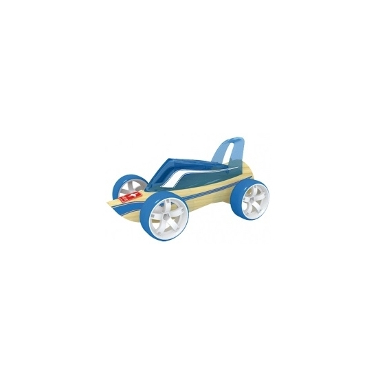 Roadster raceauto bamboe speelgoed auto 8 cm