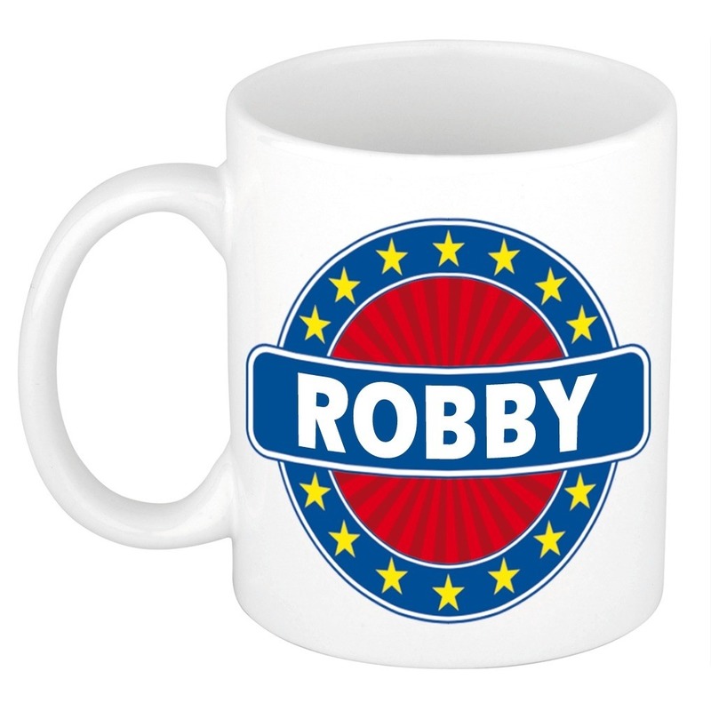 Robby naam koffie mok-beker 300 ml