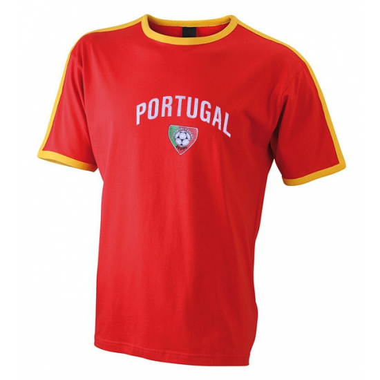 Rood voetbalshirt Portugal heren
