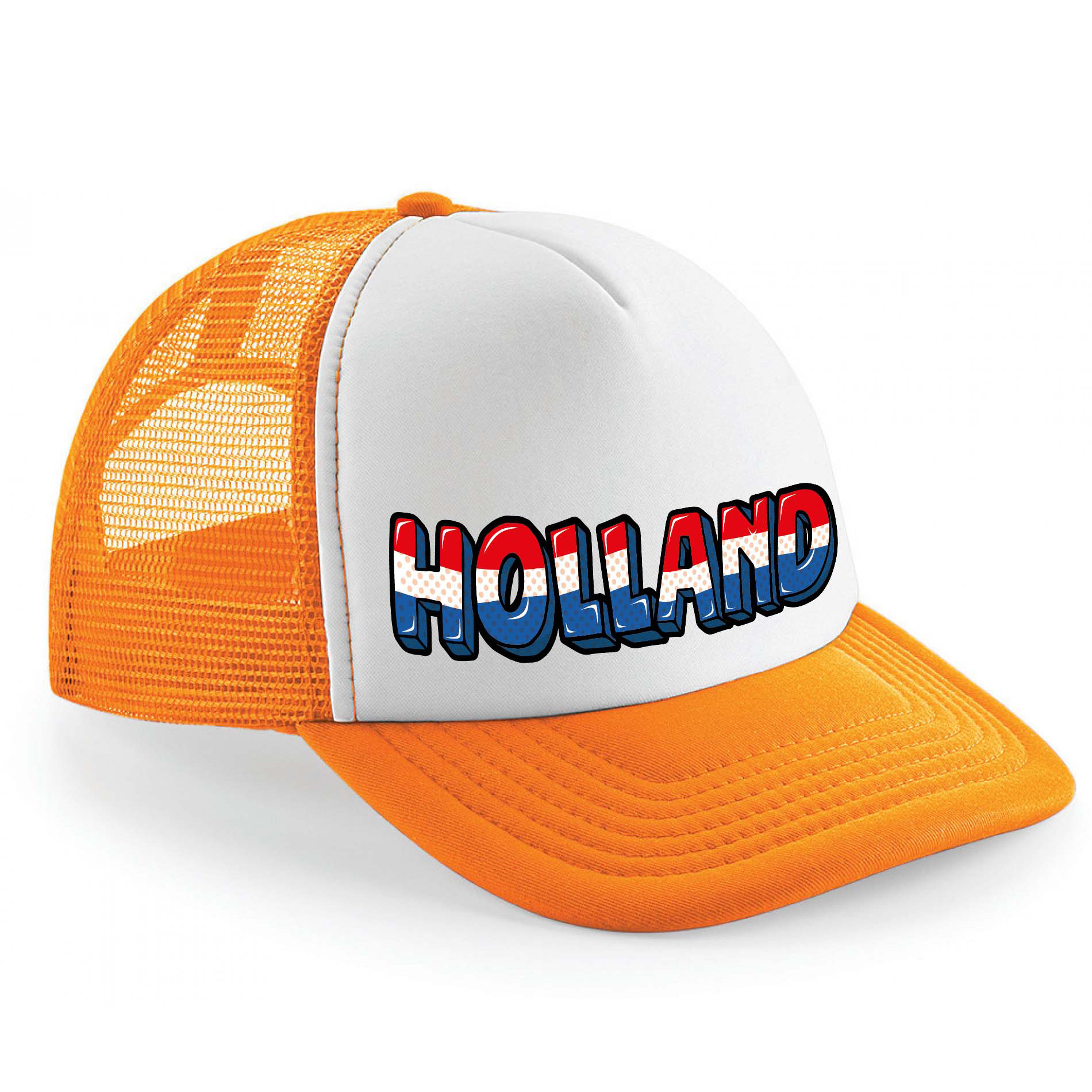 Snapback-cap Holland vlag oranje koningsdag-voetbal Nederlandse vlag