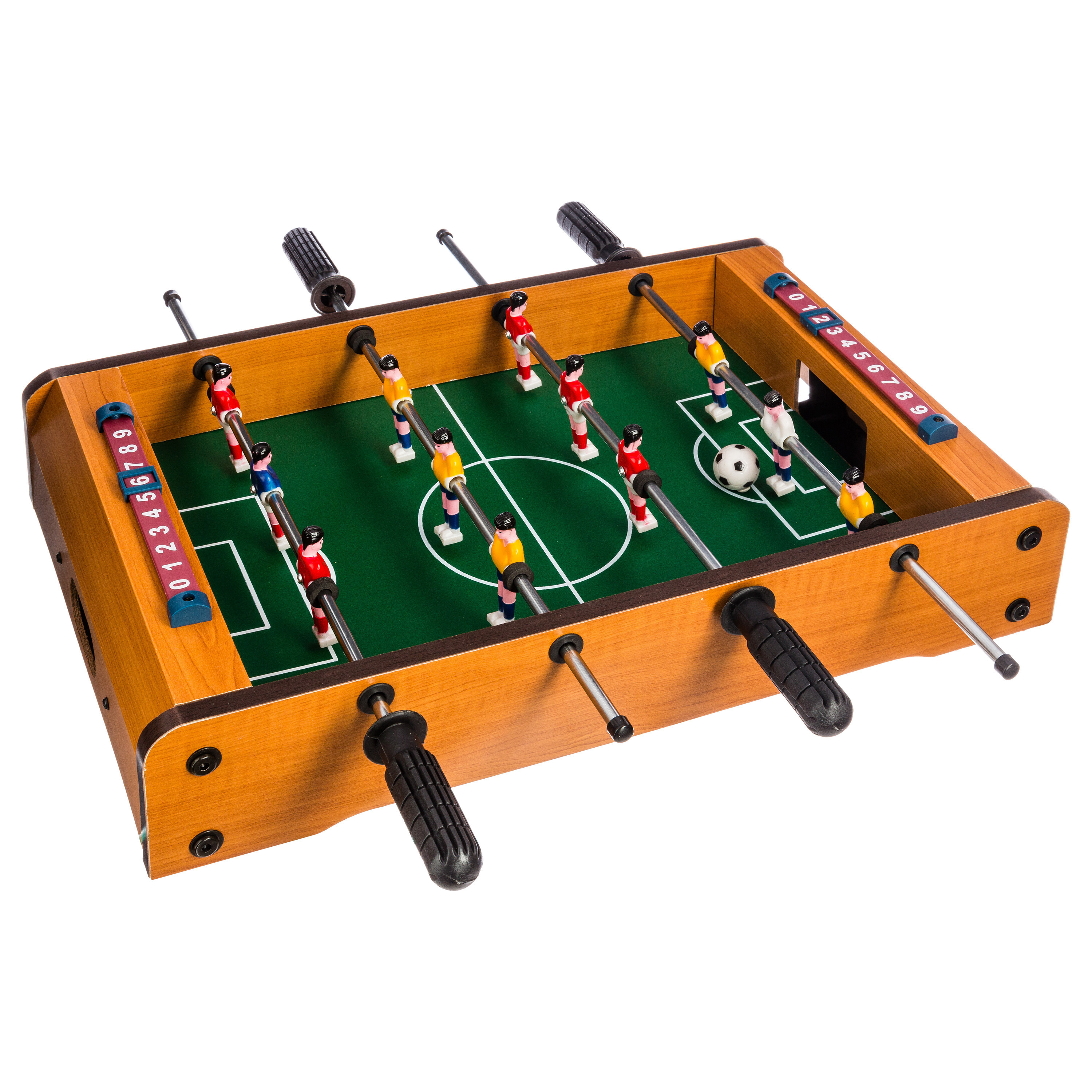 Speelgoed Mini Tafelvoetbal spel voor op de eettafel 51 x 31 cm