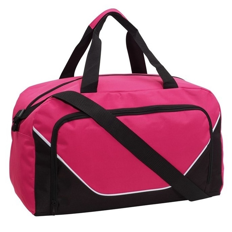 Sporttas-reistas roze-zwart 29 liter